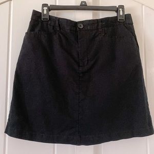 Croft & Barrow Classic Fit Black Skort